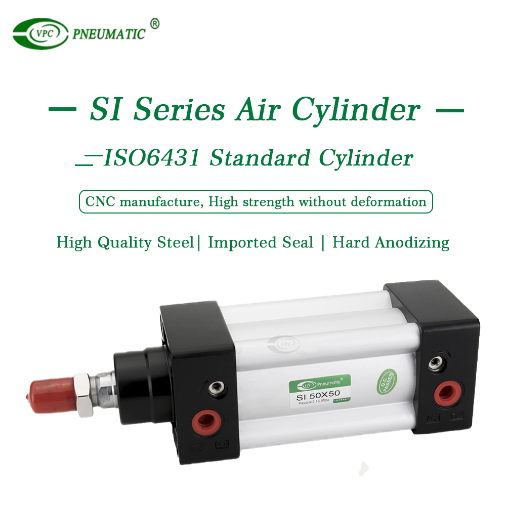 SI Series ISO 6431 Standard Mickey Mouse Tube Pneumatic Cylinder