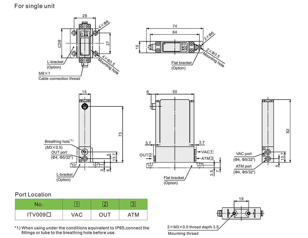 ITV009 Series Compact Vacuum Regulator - Buy electronic vacuum ...