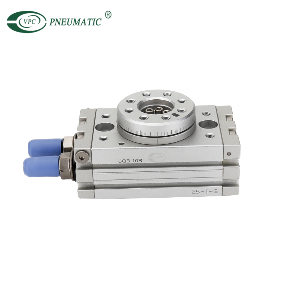 MSQ Series Air Rotary Table Actuator 180 Degree Swing Solid Rack And Pinion Style Pneumatic Rotary Cylinder